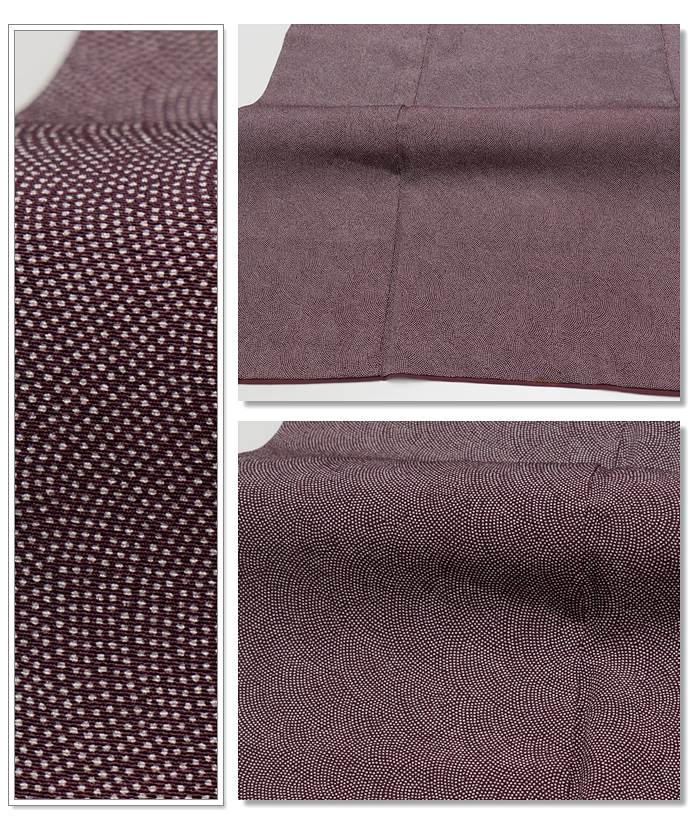 身長156cm Mサイズ【リサイクルサメ小紋】江戸小紋袷極鮫小紋の