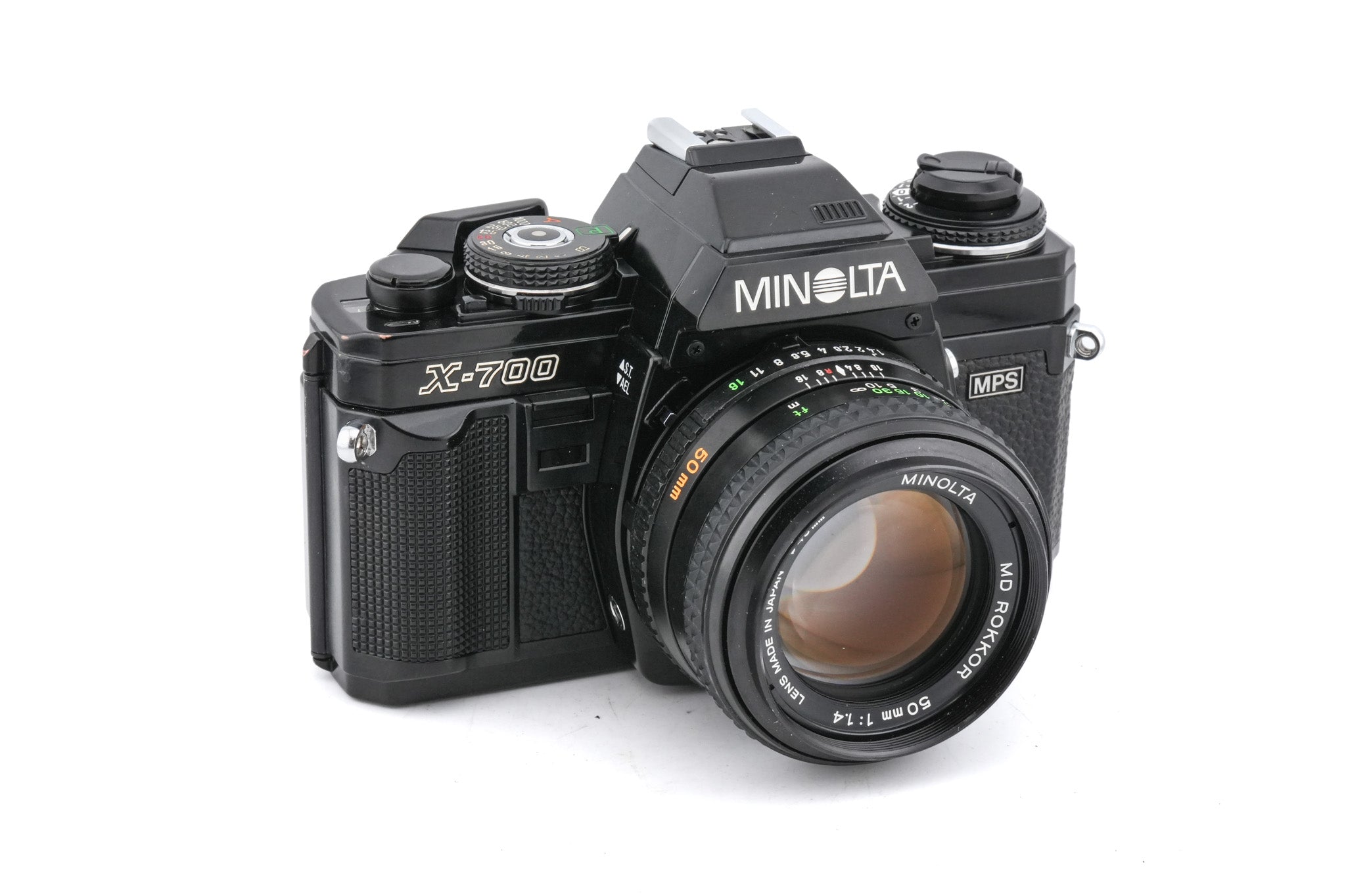 整備済 美品】ミノルタ X-700 +MD Rokkor 50mm F1.7 整備済 美品