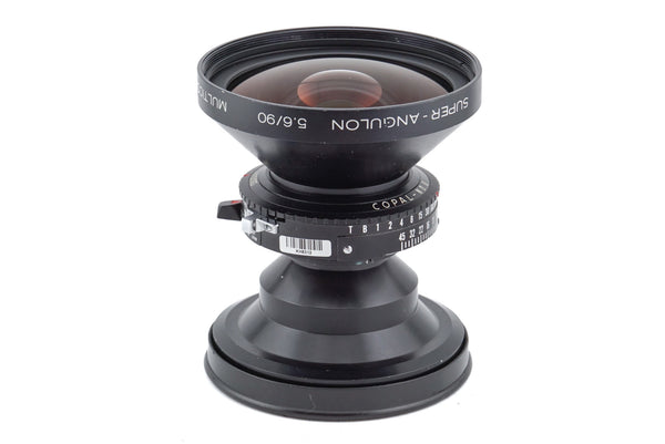 Schneider-Kreuznach 90mm f5.6 Super-Angulon (Shutter) - Lens