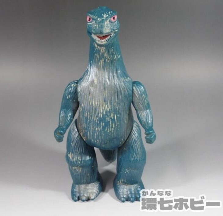 ゆ*じ様 当時物 ブルマァク ゴジラ 赤目 スタンダードサイズ ソフビ