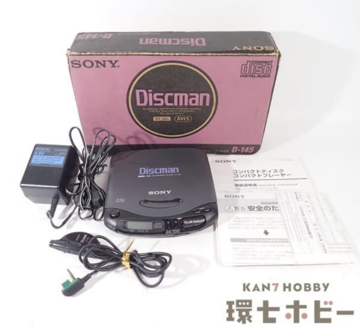 SONY ソニー D-145 Discman ディスクマン ポータブルCDプレーヤーを
