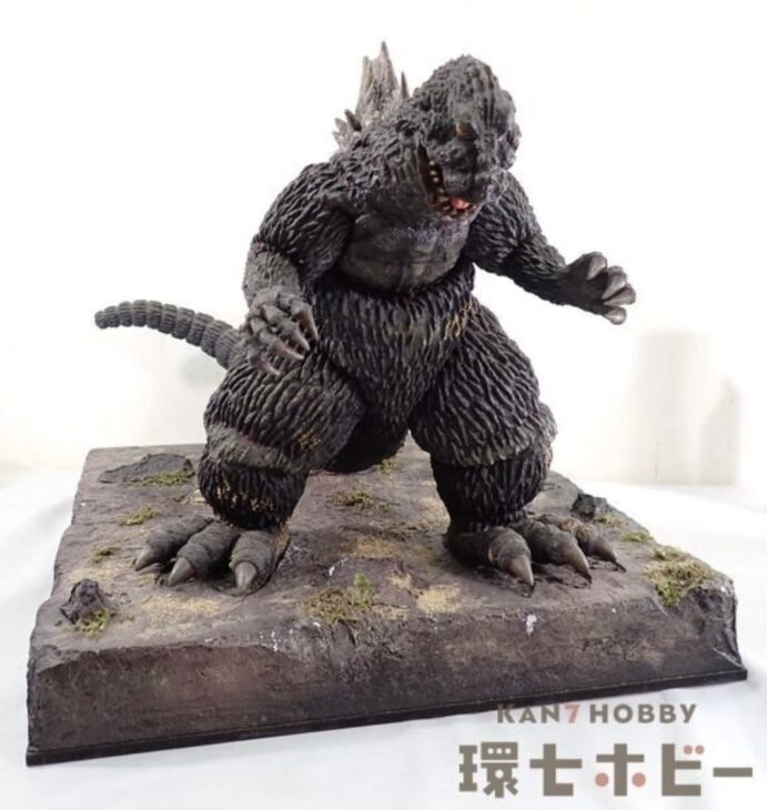 イノウエアーツ レジンキャスト 踏ん張りキンゴジ ゴジラ フィギュア