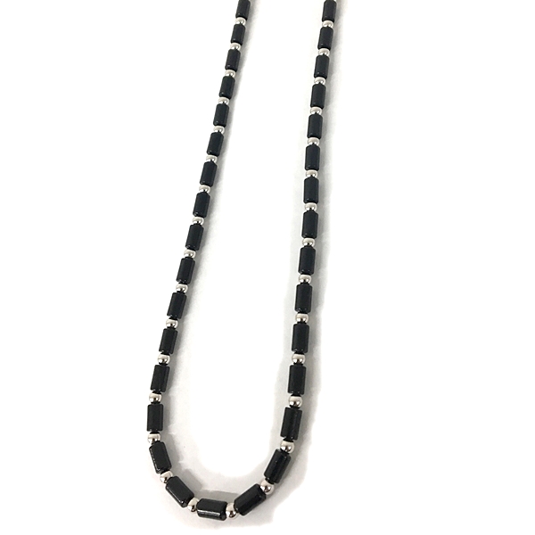 Dis Moi ディモア ネックレス ブラックシリカ K18WG 43cm 【公式通販】
