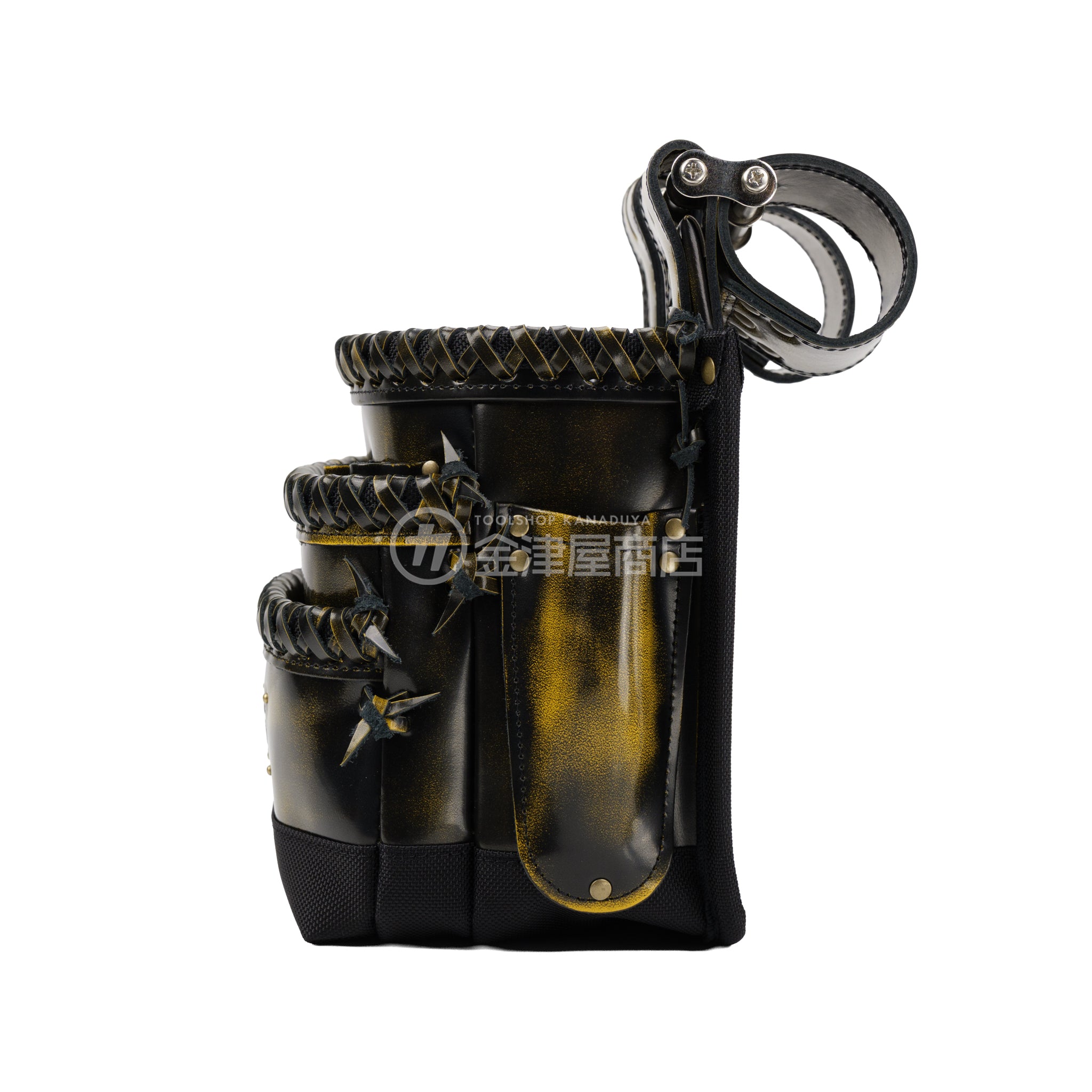 ニックス(KNICKS) アドバンガラス革3段腰袋 底・縁補強タイプ ADV