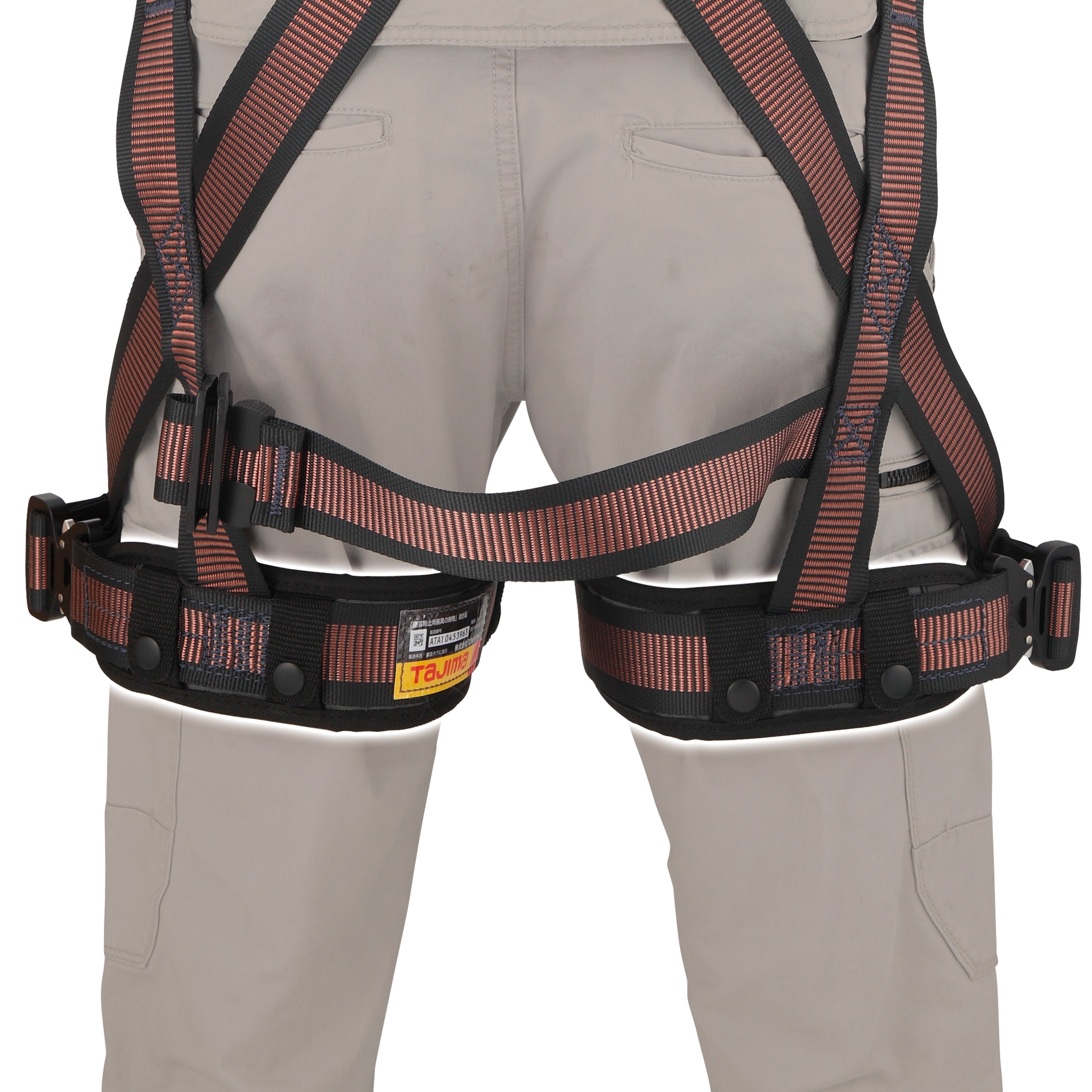 タジマ ハーネスZA Mサイズ サドルブラウン 超消臭パッド付 AZAM-SBRCP