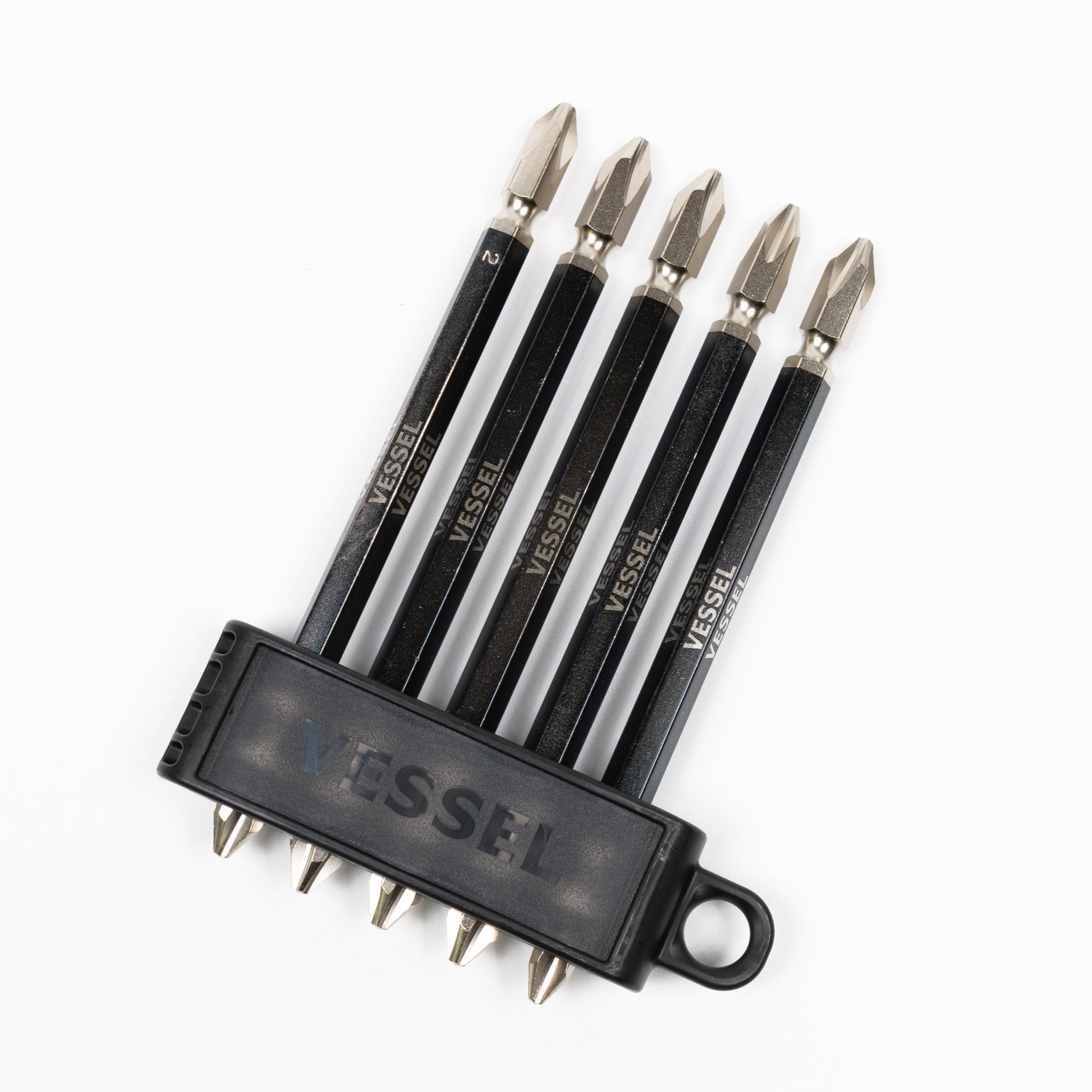 ベッセル 両頭剛彩ビット5本組 ギャラクシー＜赤/青/紫/黒＞【限定】GS5P