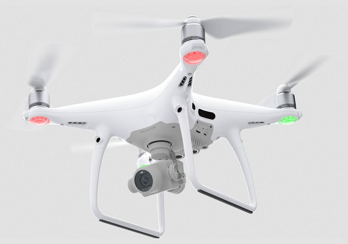 空撮ドローン「DJI Phantom 4」 通販 | カナマル産業株式会社