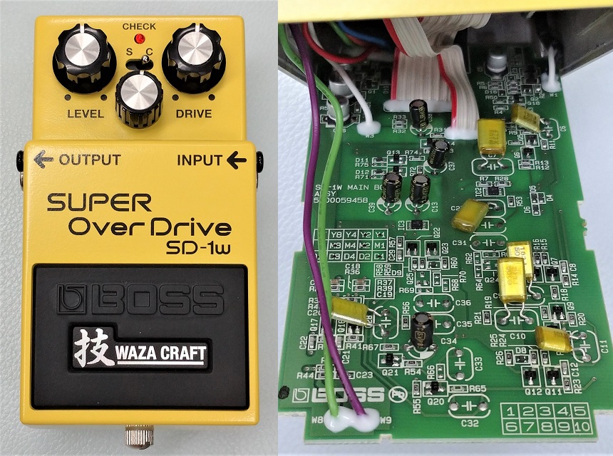 BOSS WAZA CRAFT SD-1W SUPER OverDrive 解析