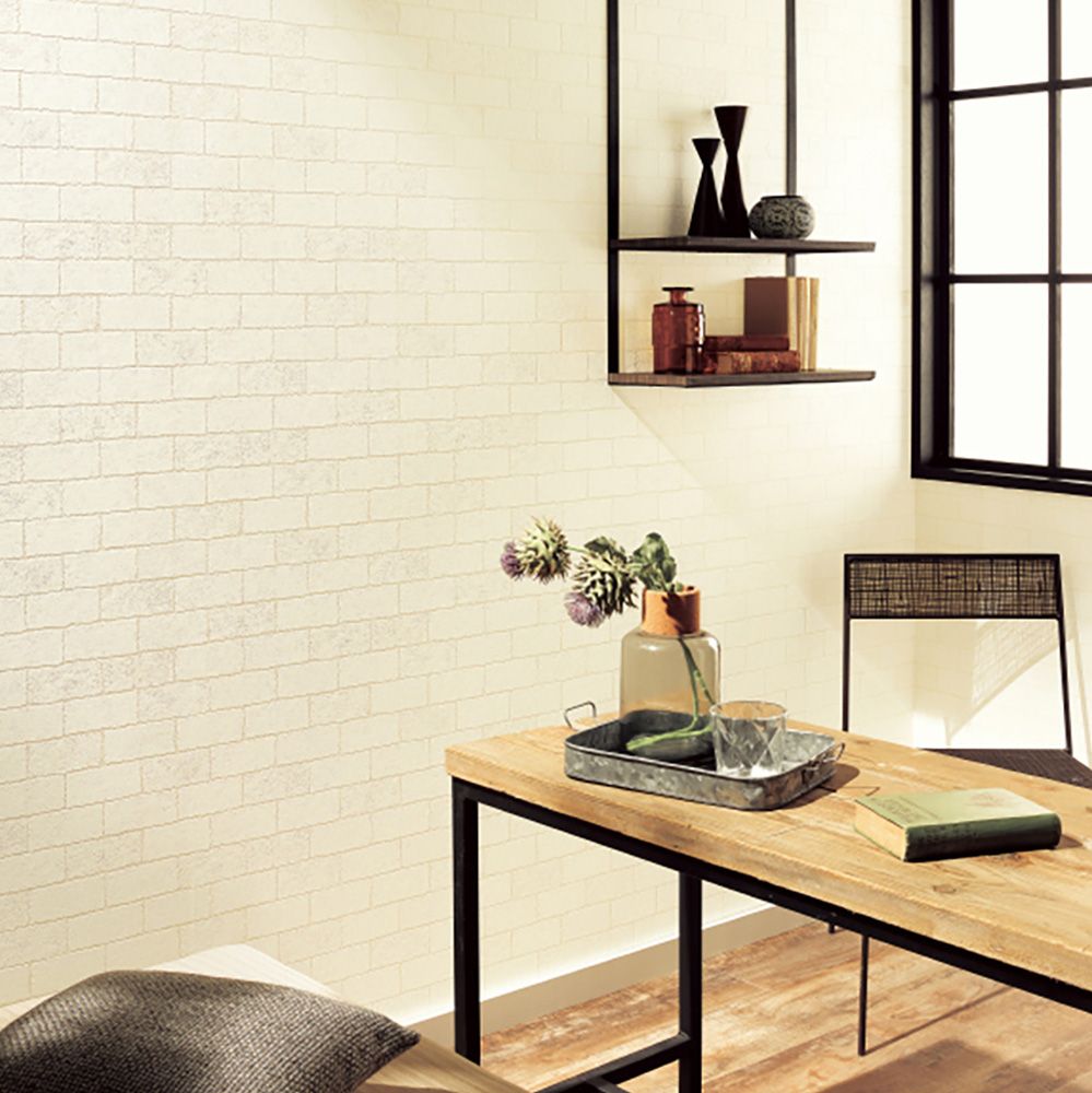 サンプル】国産壁紙 クロス / サンゲツ / レンガ柄 RE-55682 FE-76643