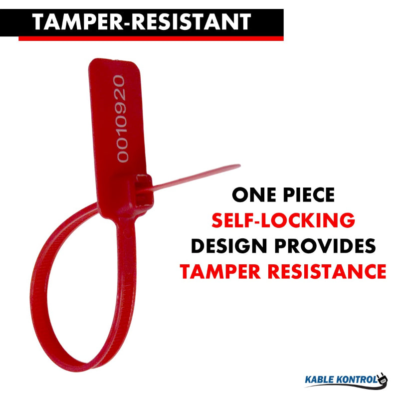 Serialized Flag Identification Numbered Cable Zip Ties — KABLE KONTROL