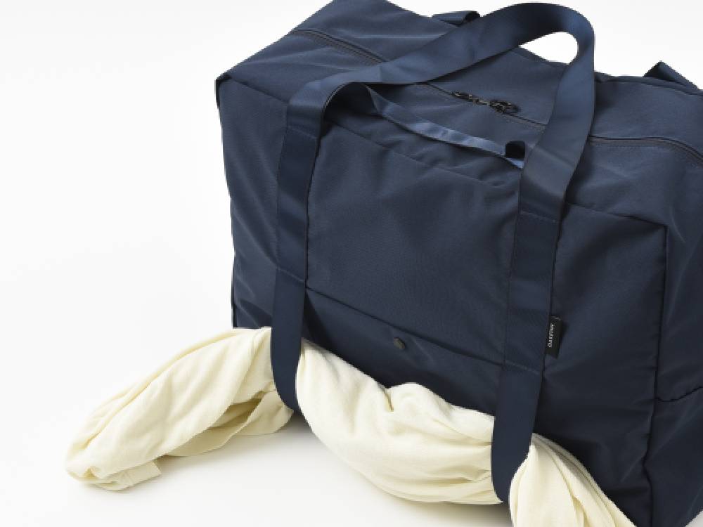 MILESTO/ミレスト＞旅を快適にするポケッタブルボストンバッグ