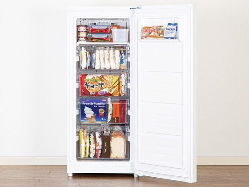 ニトリ、買い物かご4個分を収納できるスリム冷凍庫 - 家電 Watch