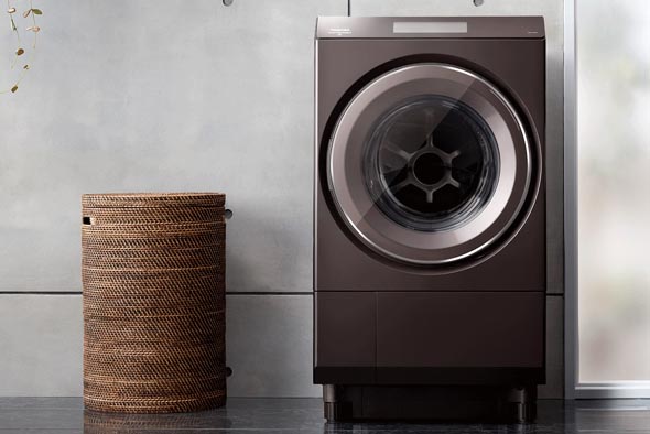 乾燥まで最短45分、東芝のドラム洗濯機。初のUV温風除菌機能も - 家電