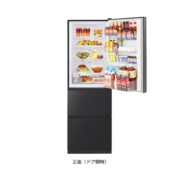 Rink 日立 3ドア冷凍冷蔵庫 R-V38NV 375L 21年製 Rink 日立 3ドア冷凍