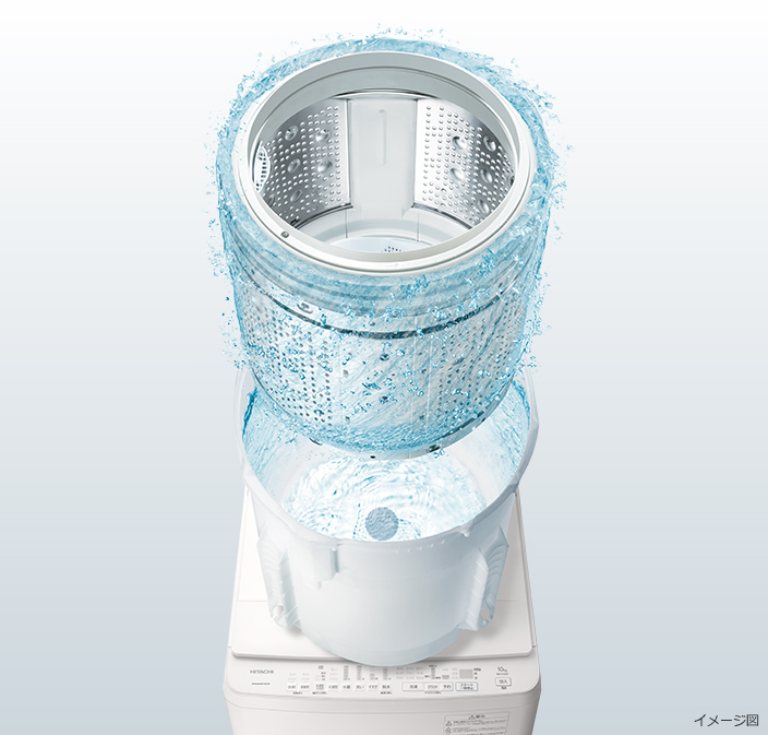 特長：自動おそうじ ： 全自動洗濯機 ビートウォッシュ BW-V70F