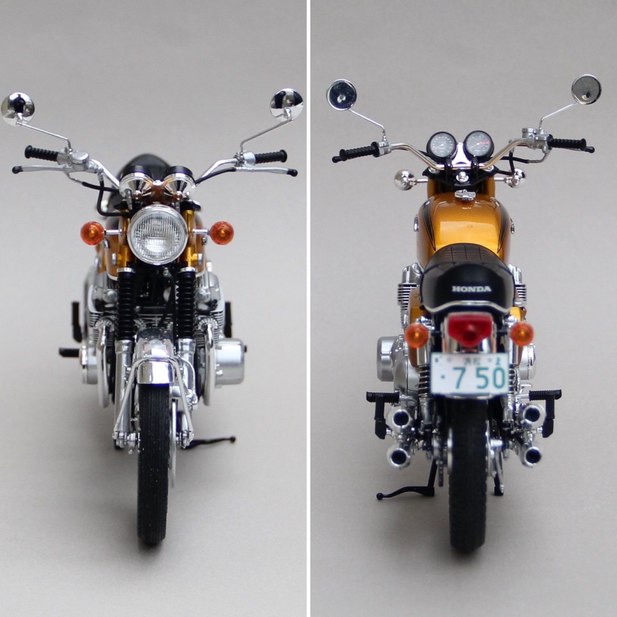 アオシマ 1/12 ホンダ ドリームCB750FOUR – 模型製作 かえる工房