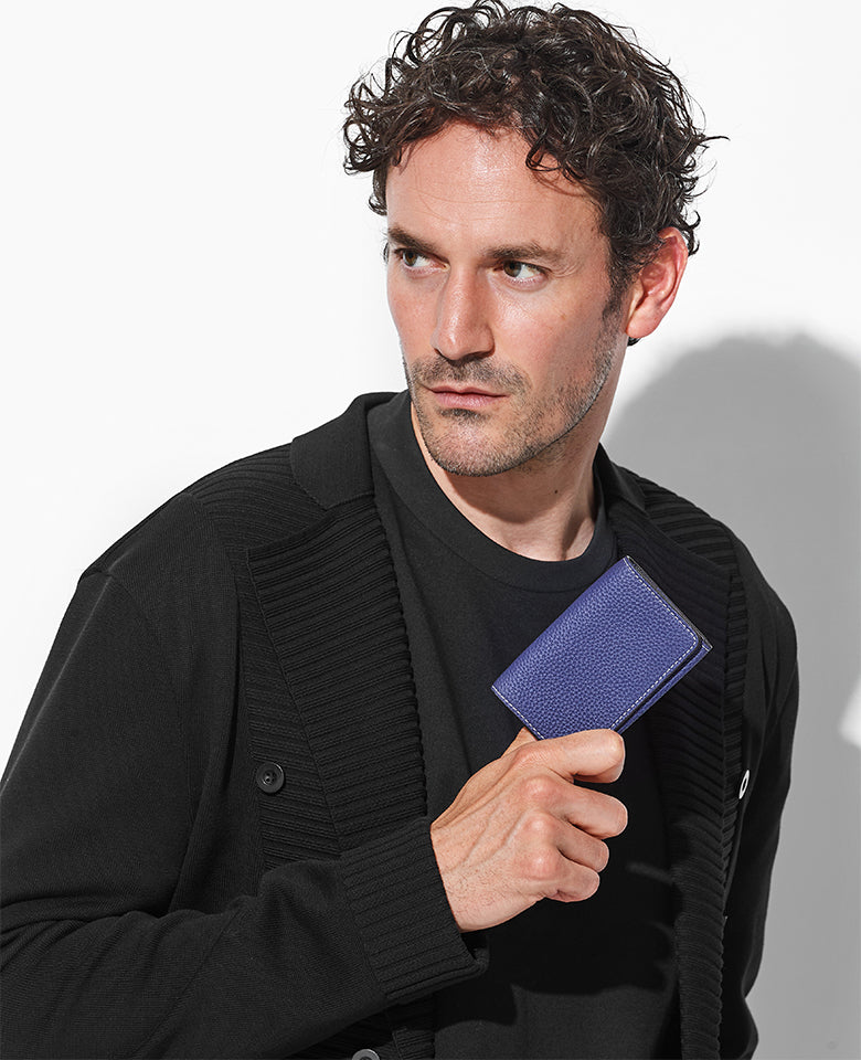 スリーブ付き ビジネスカードケース シュリンクレザー – 買えるLEON