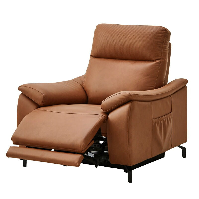 KaguBuy 開梱設置 スピーカー内蔵 電動リクライニングソファー 本革