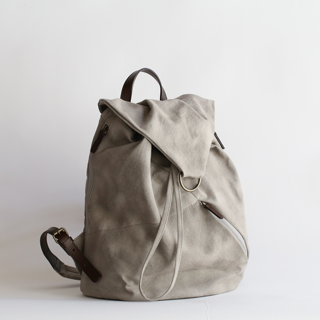 備長炭染め帆布リュックサック | 香久山鞄