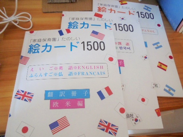 収納】ドッツカード・親向け読み物: うちの「家庭保育園／DWE