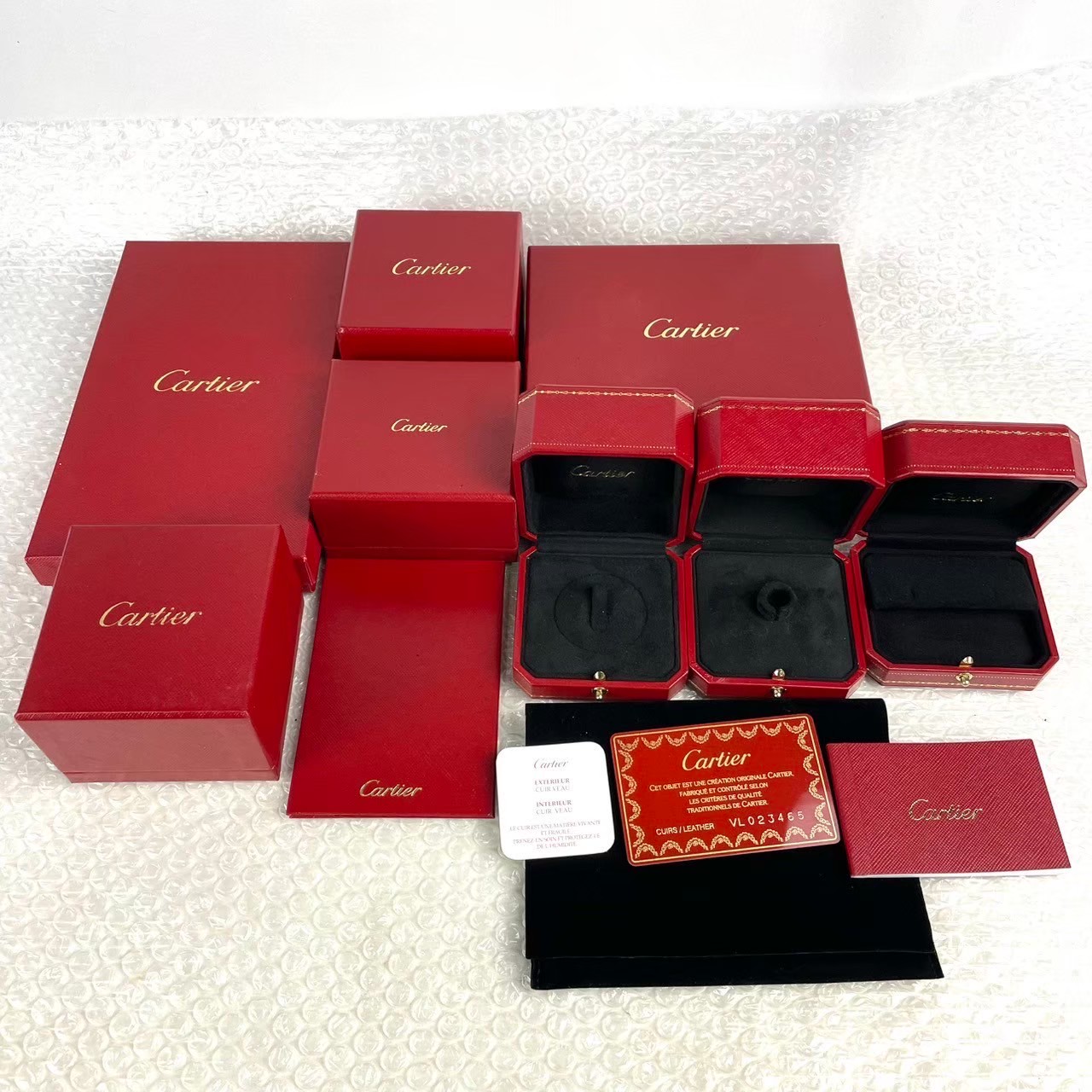 Cartier カルティエ ジュエリーケース ボックス 空箱 空き箱 を出張