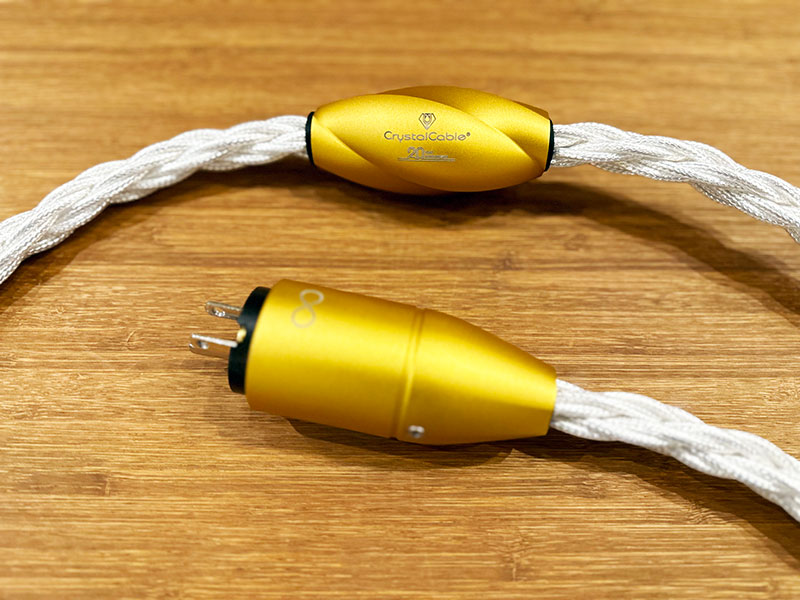 Crystal Cable 20周年記念の電源ケーブル ”INFINITY”を試聴しました