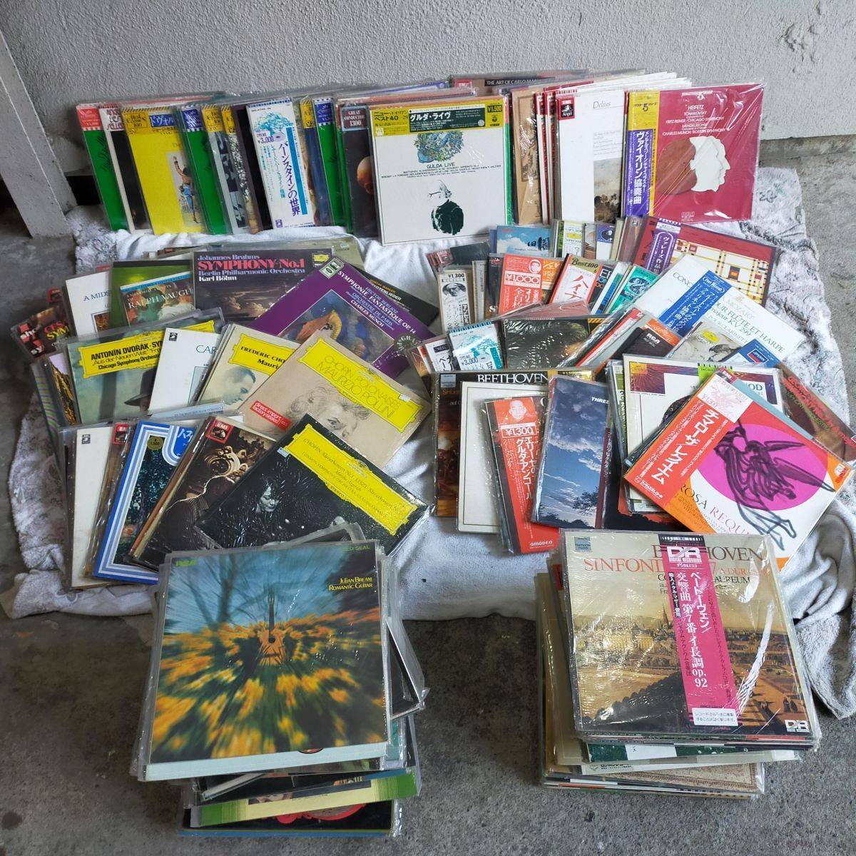 板橋区赤塚でクラシックレコード300枚以上を出張買取しました｜大量