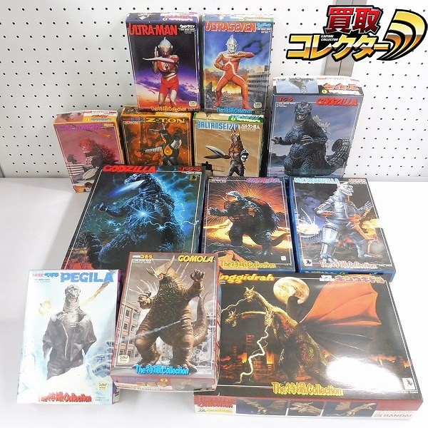 買取】The 特撮Collection 1/350 キングギドラ 1/250 ゴジラ 1/350