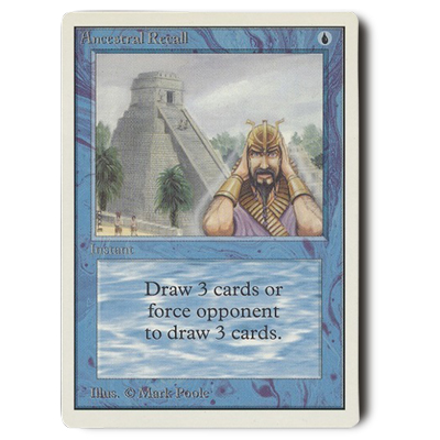 参考価格】MTG 2ED Ancestral Recall (英) パワー9 | カード | 相場