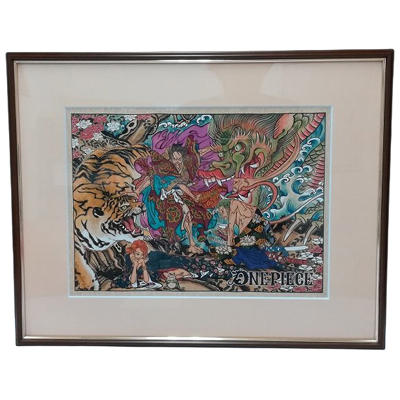 参考価格】限定 ジョジョ展2012 複製原画 徐倫&ブチャラティ | ホビー