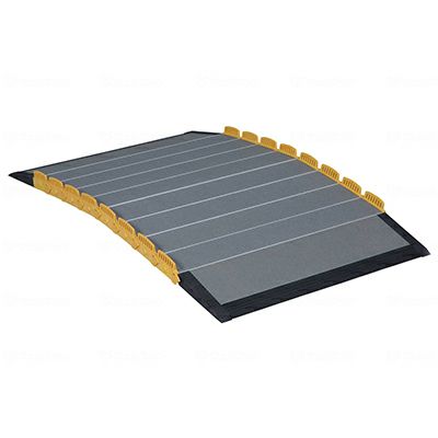 折りたたみ式超軽量屋外携帯用スロープ デクパックE.B.Lエッジ付き90