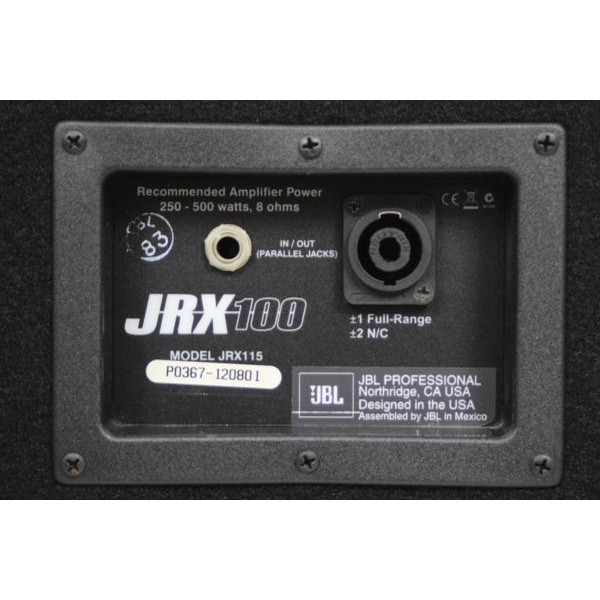 買取実績 |JBL JRX115 2Wayフルレンジスピーカー 15インチ - 大阪 京都