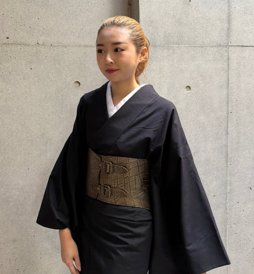 着物｜樹養紬｜響 黒｜米沢織｜正絹｜単衣