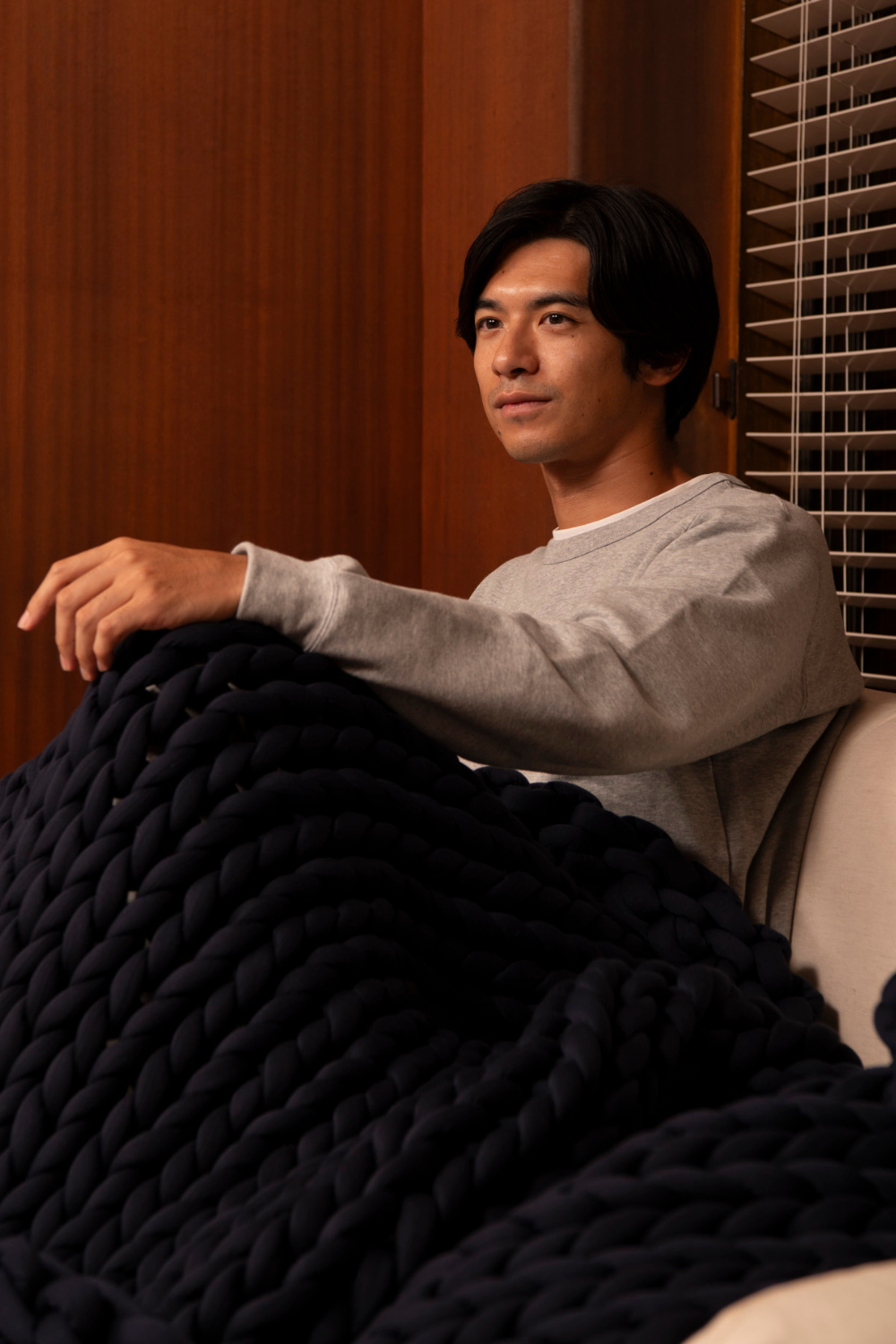 リカバリー加重ブランケットMUSUBI - en -