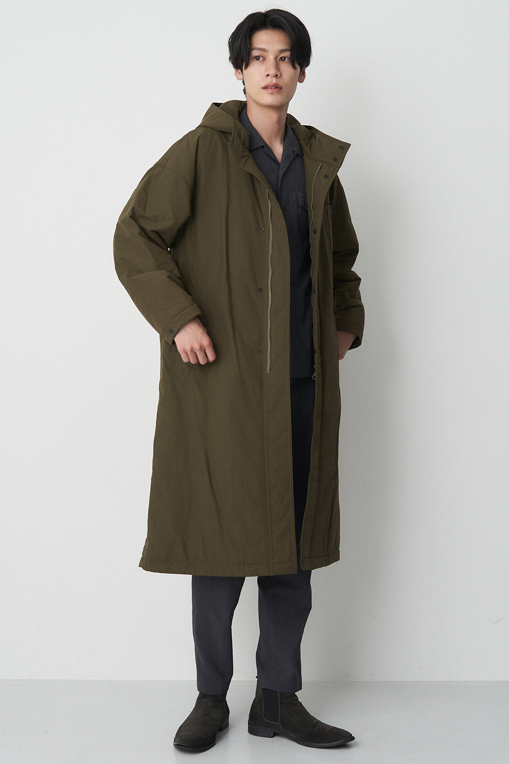kapoc カポック ファーストモデル 2way ハウスワーキングコート カーキ