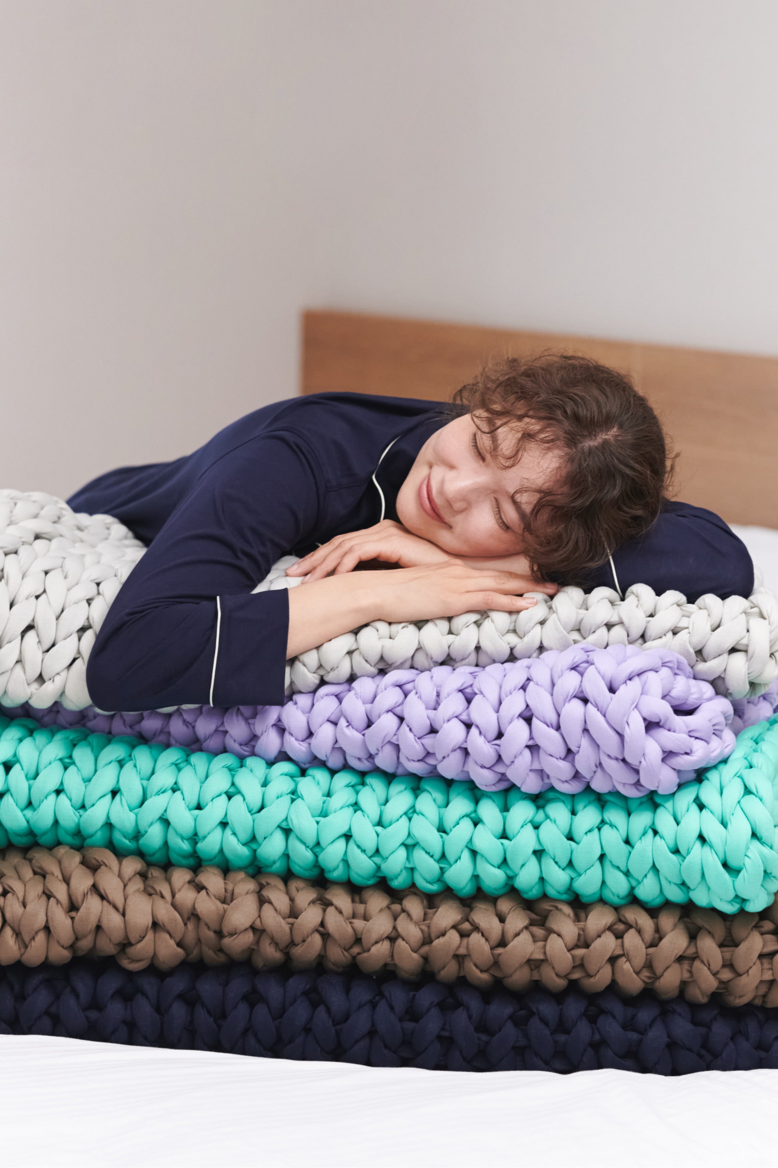 リカバリー加重ブランケットMUSUBI - en -