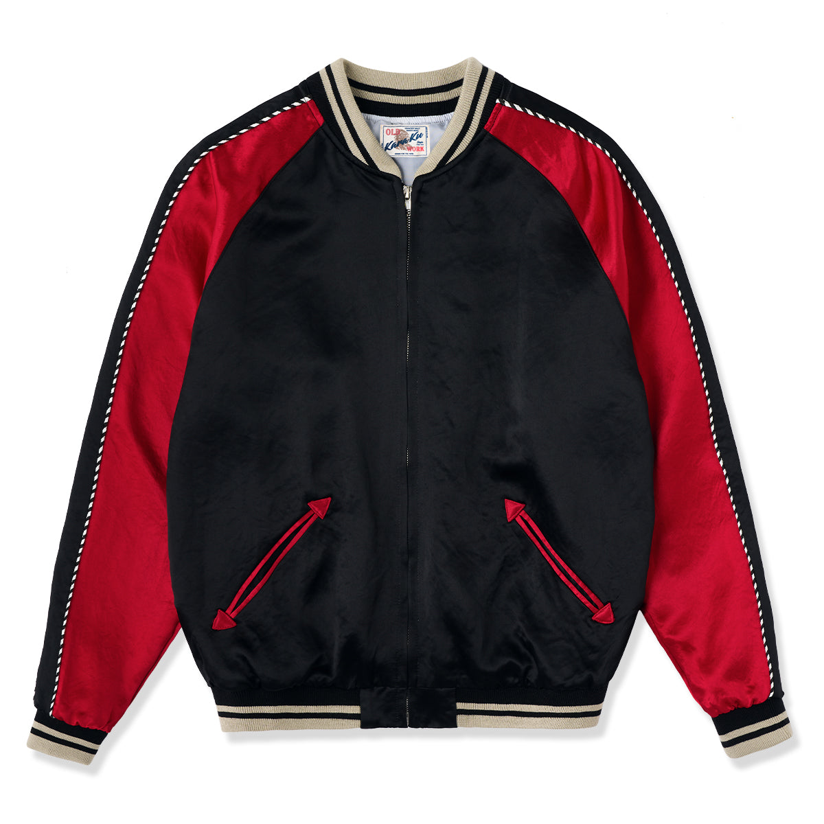 裏バンダナ柄 植物藍染刺し子半纏 – Karakubuy