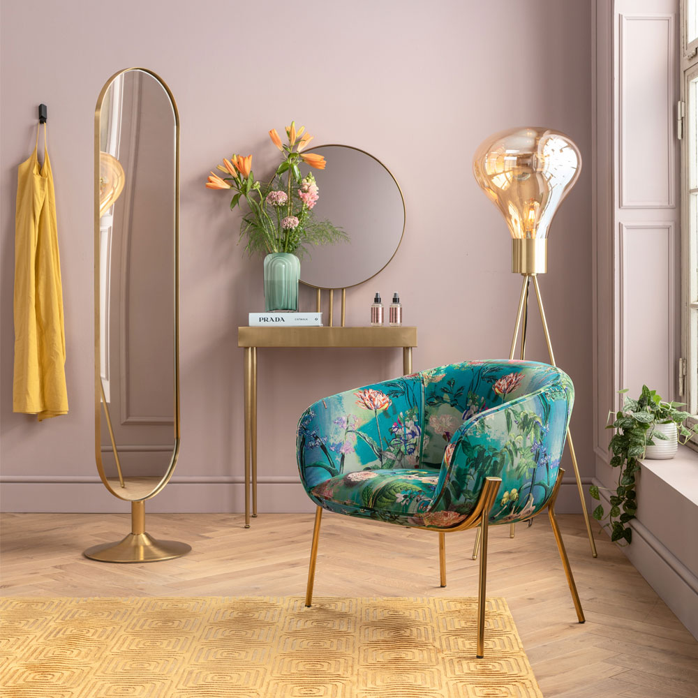 廃番】カーブ アート 153cm コンソール / ミラー - デスク・机の通販