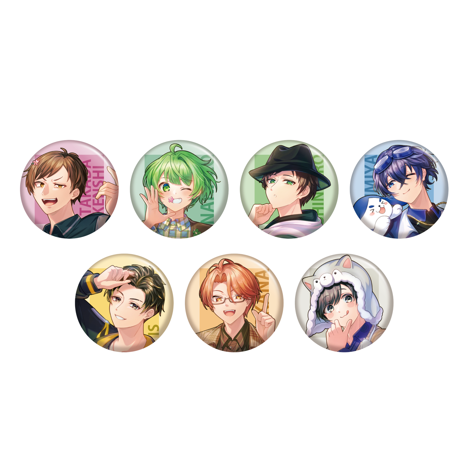 高田村交易所】ランダム缶バッジ(福岡) – karel-shop