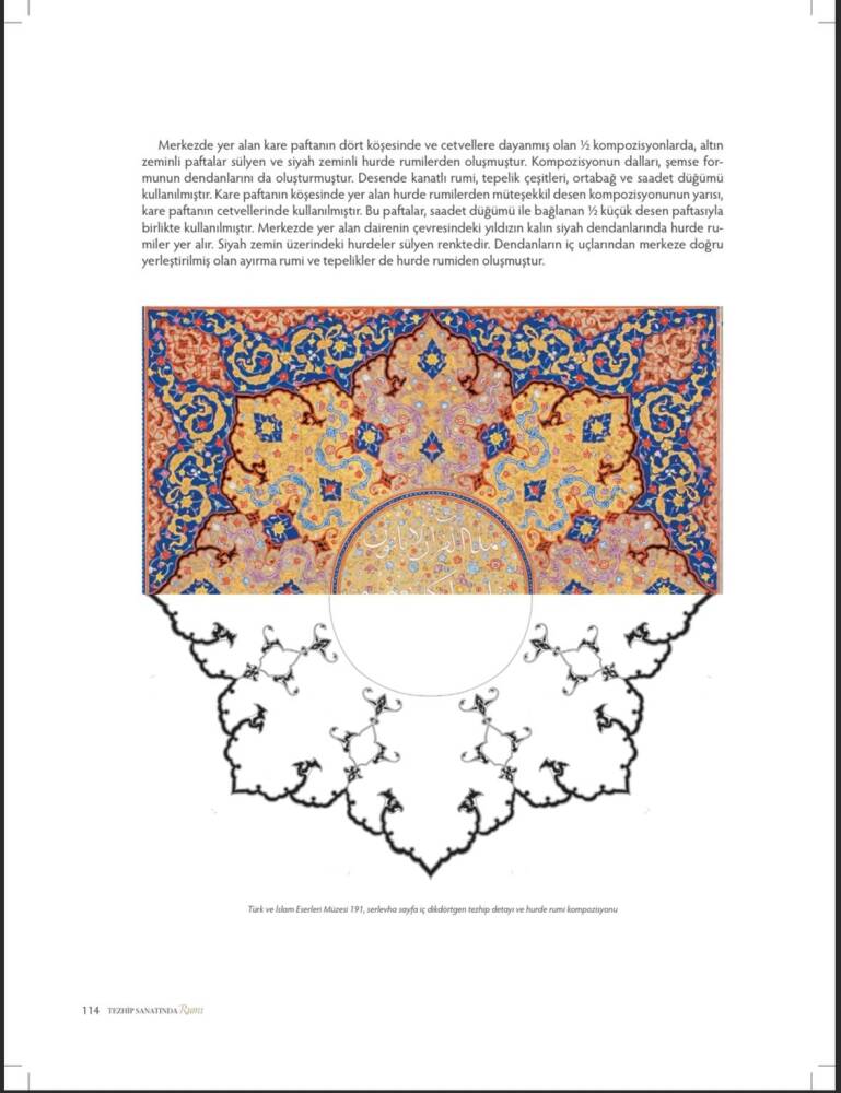 Tezhip Sanatında Rumi Tezhip Kitabı