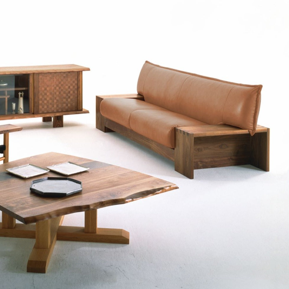 Takayama Wood Works KIZA 2人掛けラブソファ W572W – 柏木工株式会社