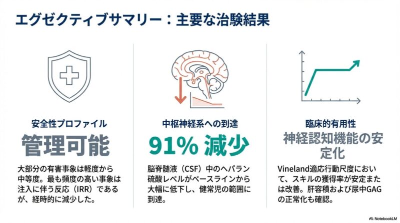 tividenofusp alfaの臨床試験：従来の酵素補充療法では到達できなかっ