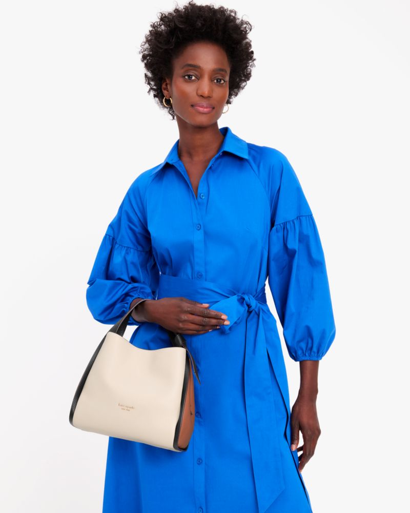 ノット カラーブロック ミディアム クロスボディ トート | トート