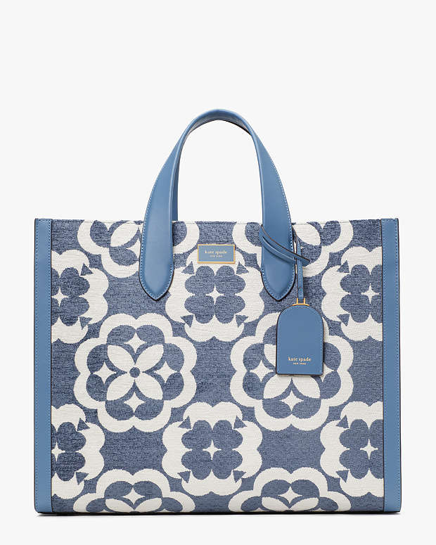 スペードフラワー モノグラム マンハッタン シェニール ラージ トート