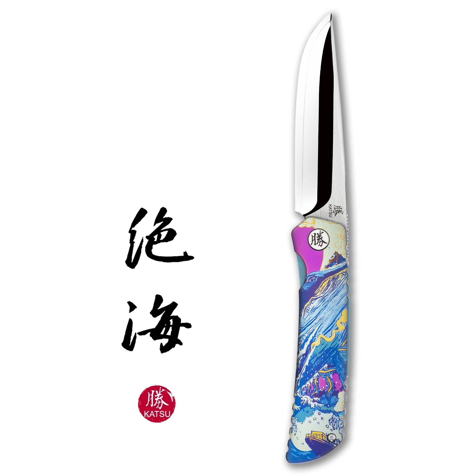 KATSU ZM01, ZDP-189 Super Steel Convex Grind Mirror polished Blade