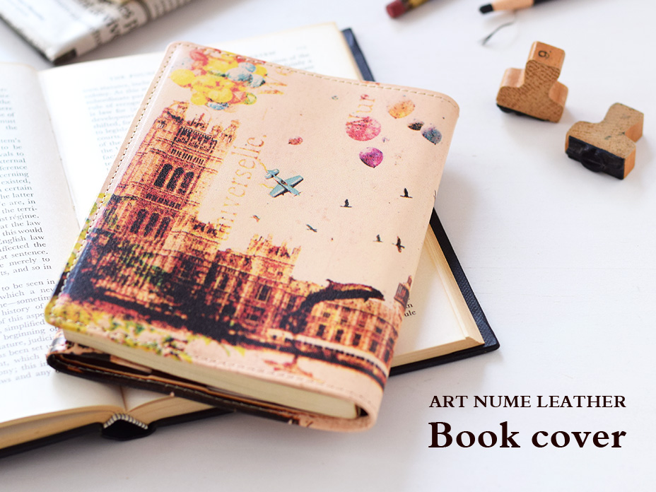 アートヌメレザー｜ブックカバー（文庫本サイズ）【ノイジーロンドン