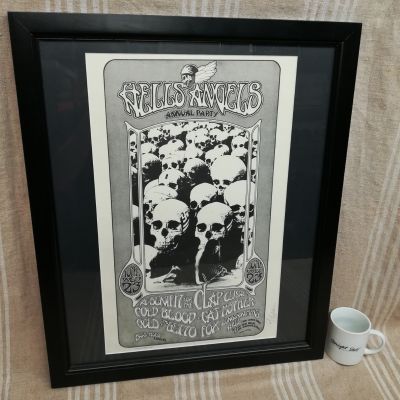 HELLS ANGELS】ANNUAL PARTY POSTER『Randy Tuten』直筆サイン入り