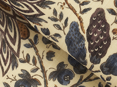 ジャワ更紗模様開名古屋帯(R94150Bz) 帯紹介