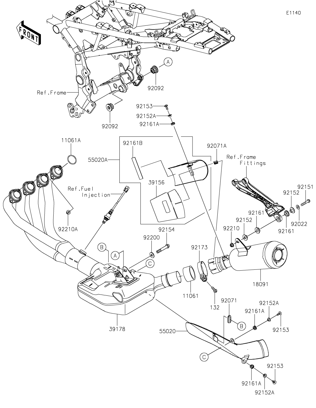 カワサキパーツ/ウエア＆グッズオンラインショップパーツ選択
