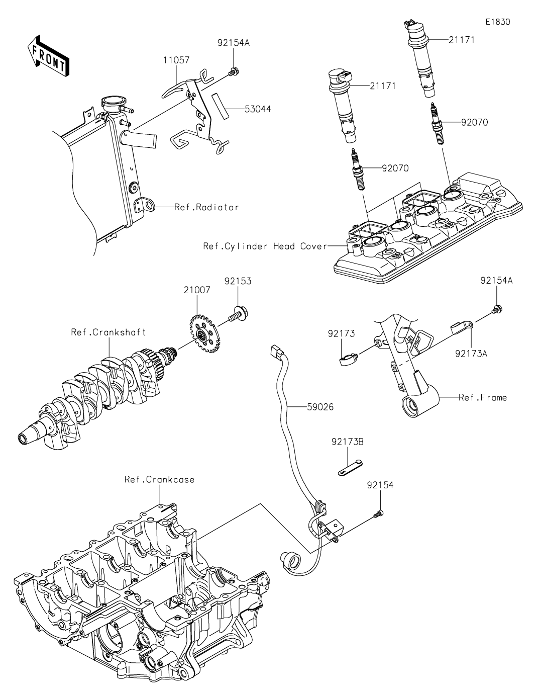 カワサキパーツ/ウエア＆グッズオンラインショップパーツ選択